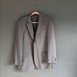 Alan Flusser Men's Gray Sport Coat Blazer